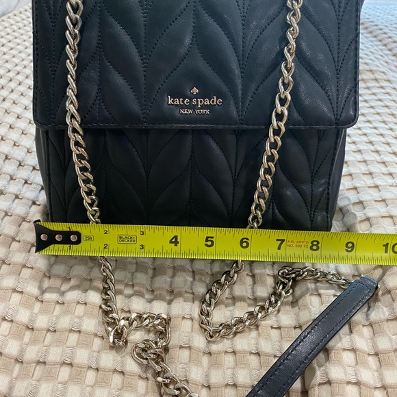 Kate Spade convertible backpack purse black - Picture 2 of 10